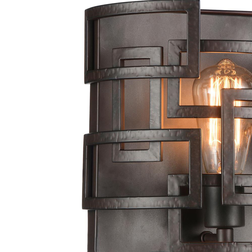 Litani 1 Light Wall Sconce With Brown Finish. Picture 4