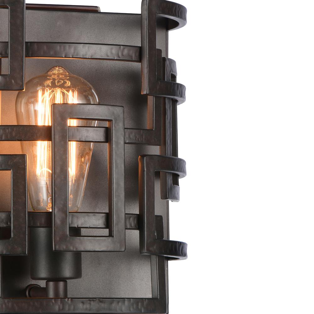 Litani 1 Light Wall Sconce With Brown Finish. Picture 5