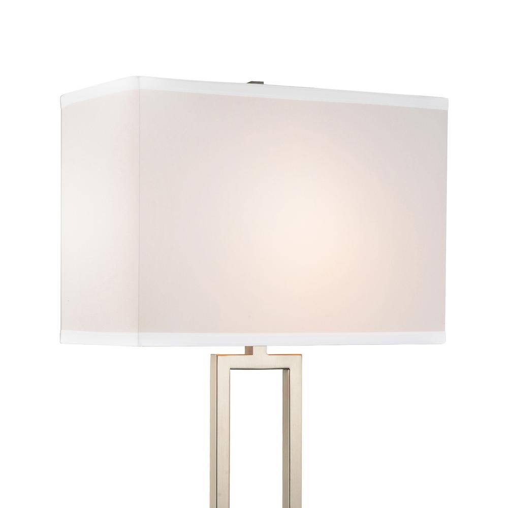 Torren 1 Light Table Lamp With Satin Nickel Finish. Picture 4