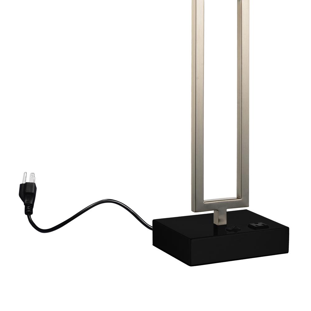 Torren 1 Light Table Lamp With Satin Nickel Finish. Picture 5