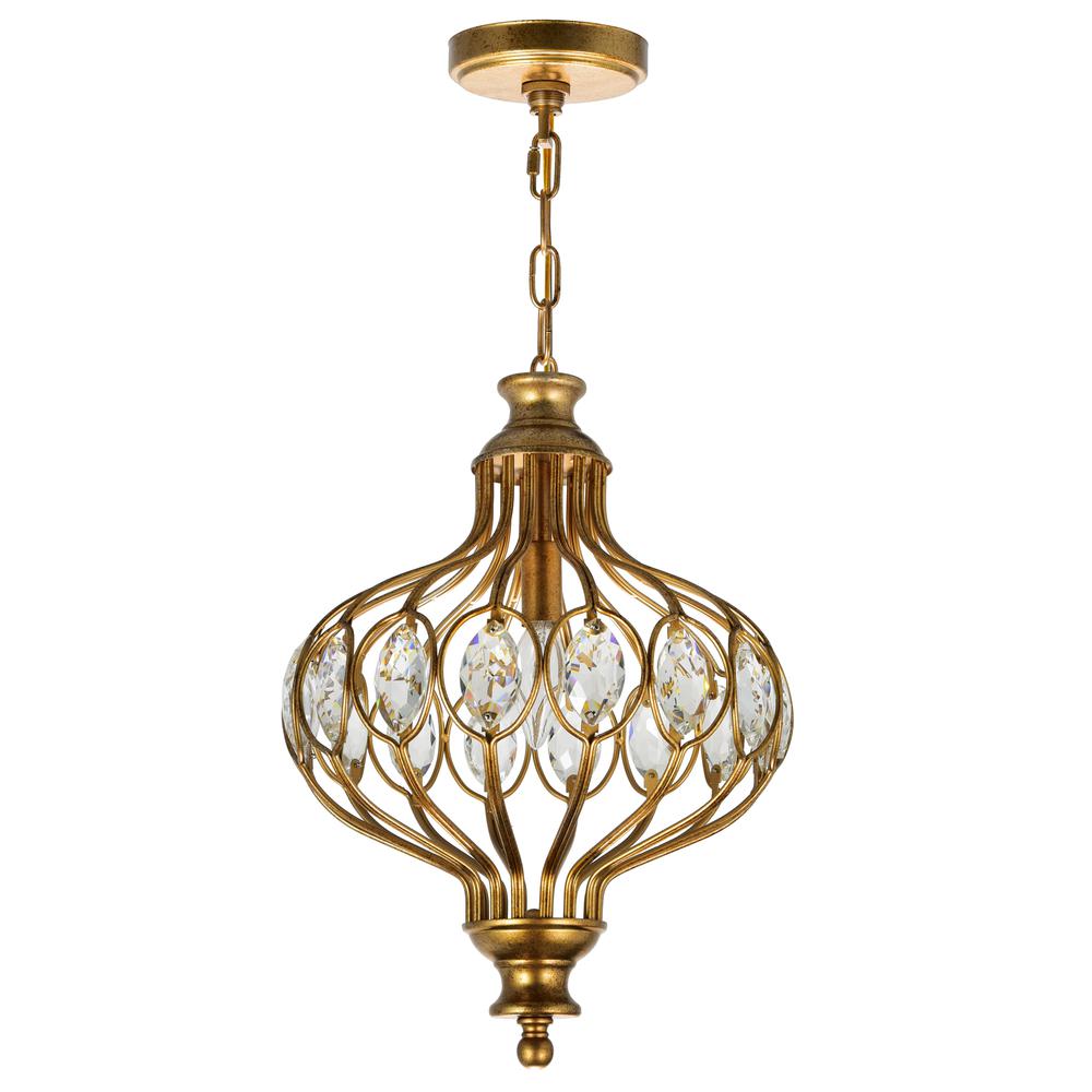 Altair 1 Light Chandelier With Antique Bronze Finish. Picture 4