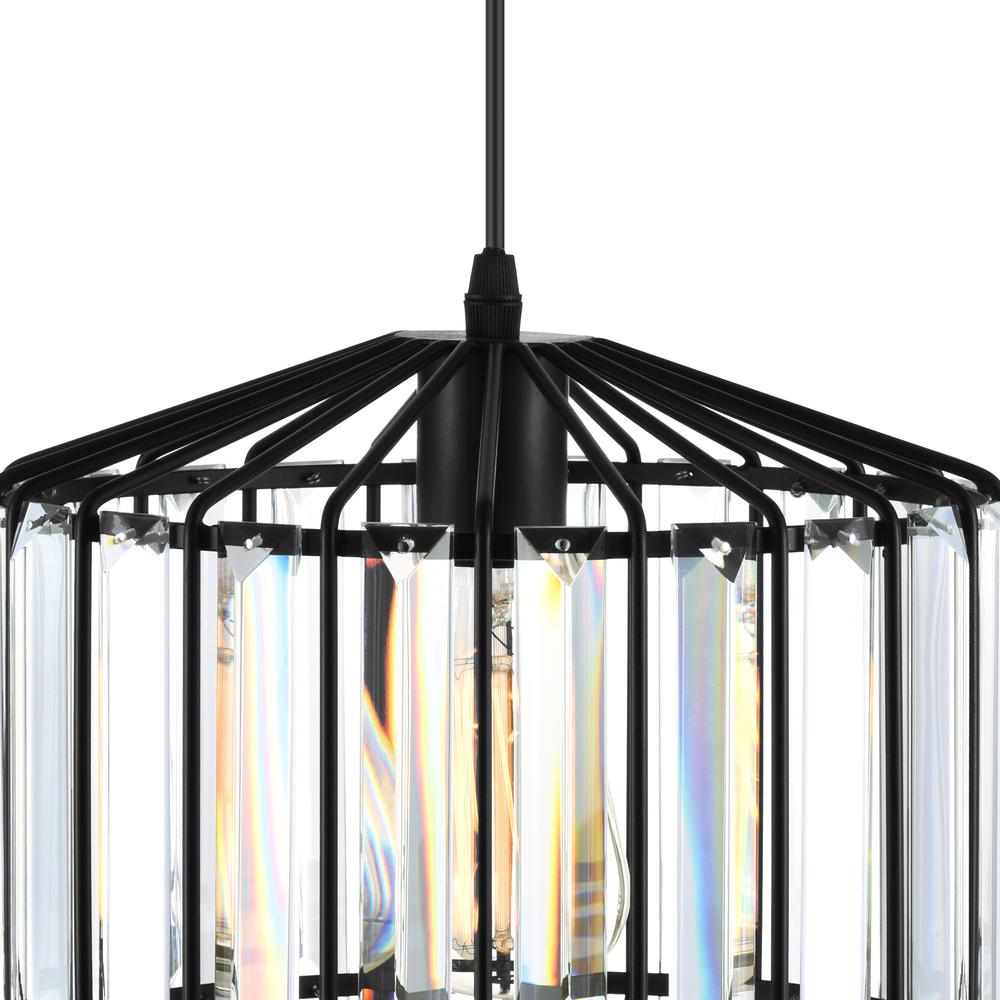 Alethia 1 Light Down Pendant With Black Finish. Picture 5
