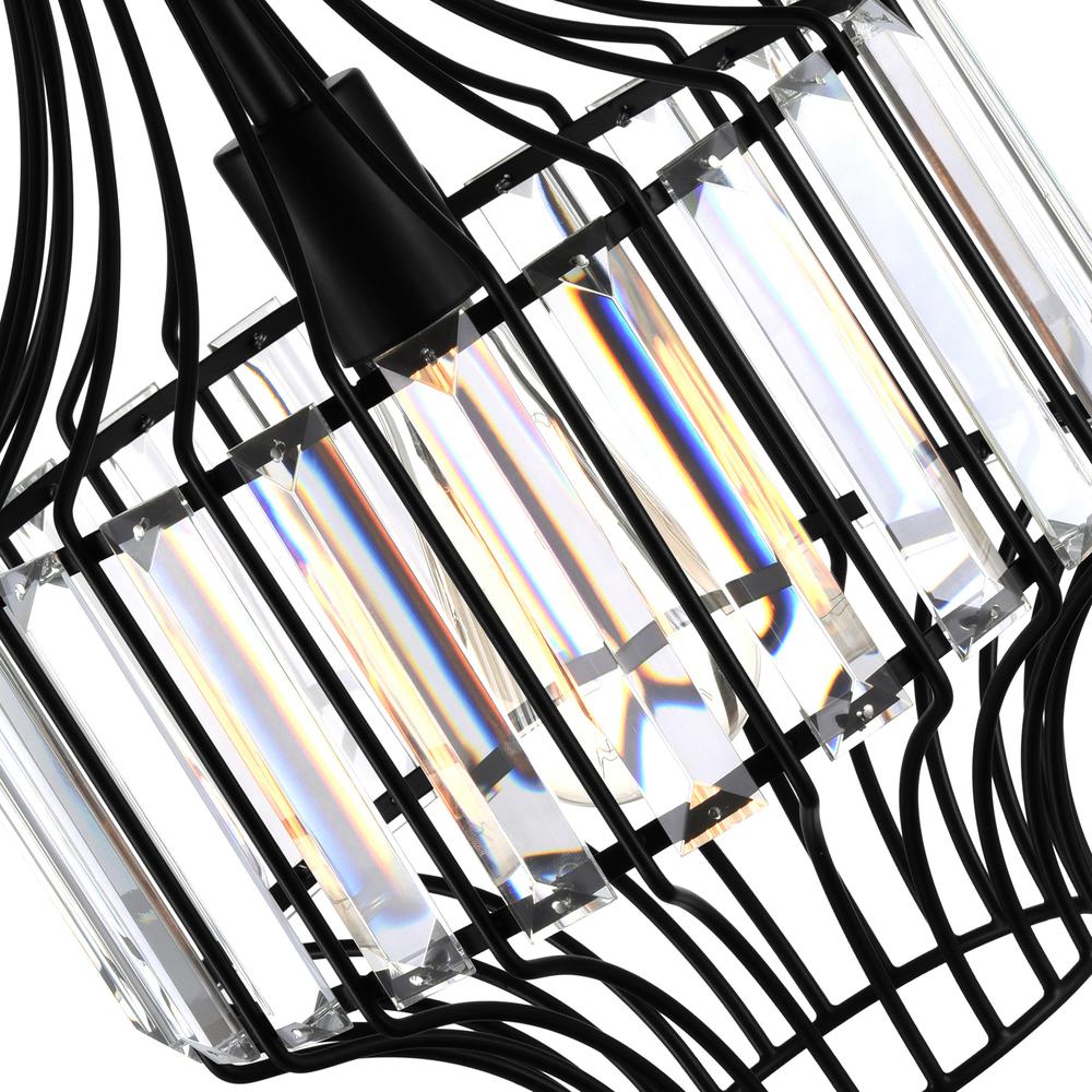 Alethia 1 Light Down Pendant With Black Finish. Picture 5
