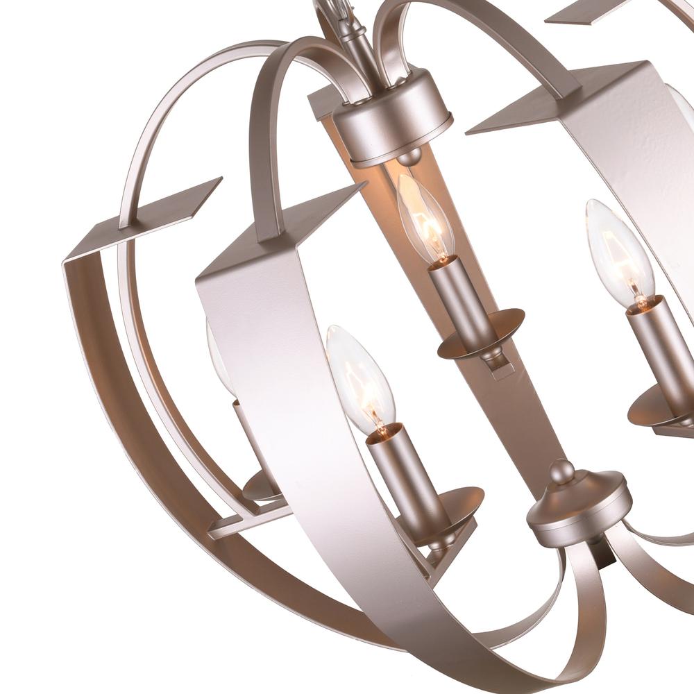 Verbena 5 Light Chandelier With Pewter Finish. Picture 5