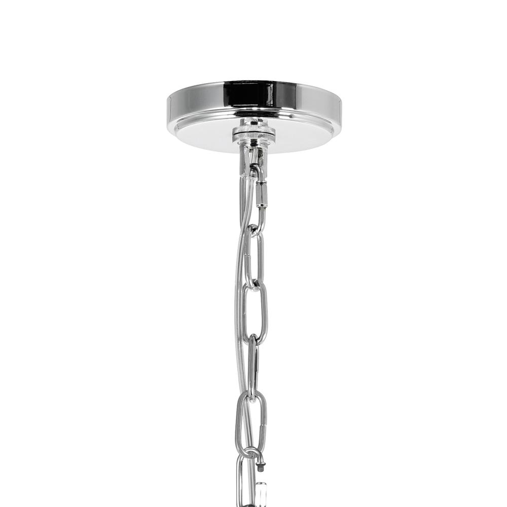 Esia 8 Light Chandelier With Chrome Finish. Picture 3
