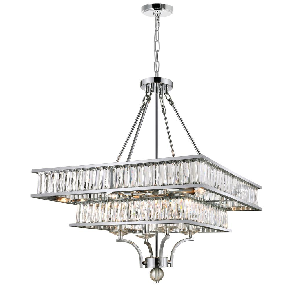 Shalia 8 Light Chandelier With Chrome Finish. Picture 1