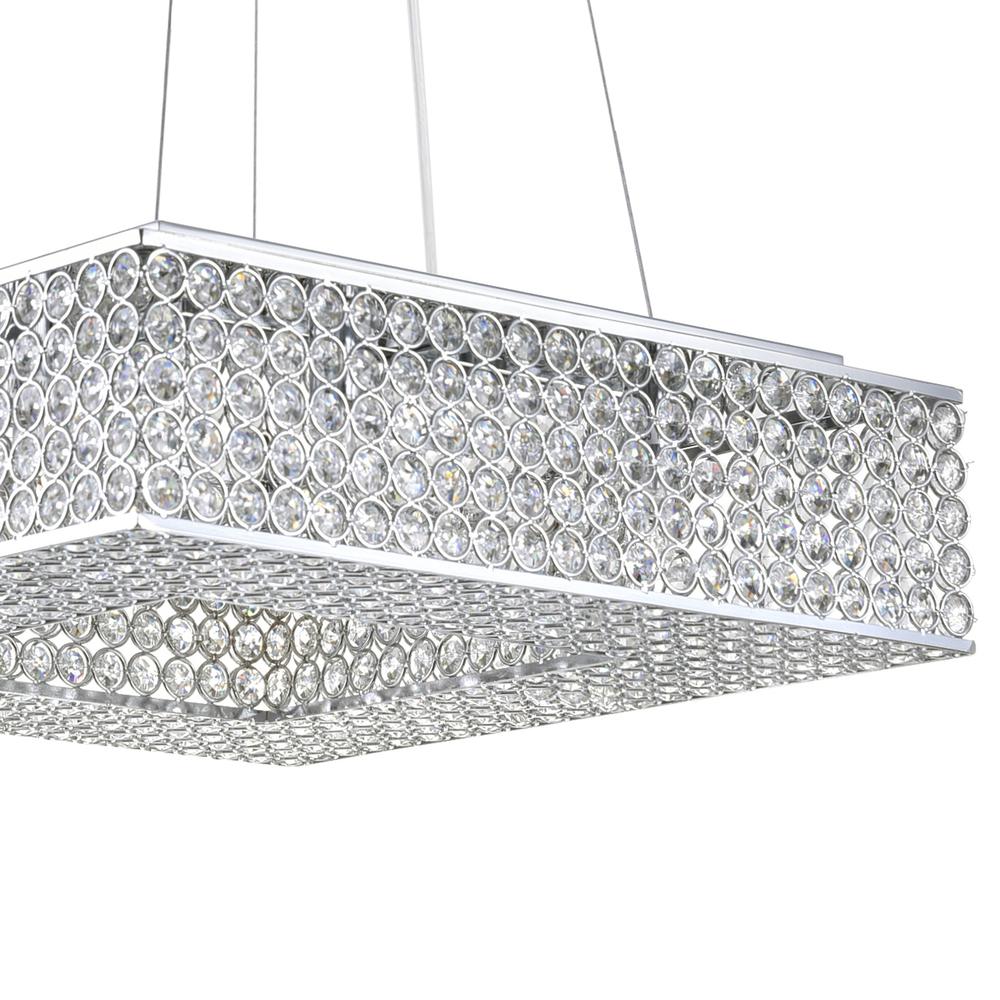 Dannie 8 Light Chandelier With Chrome Finish. Picture 3