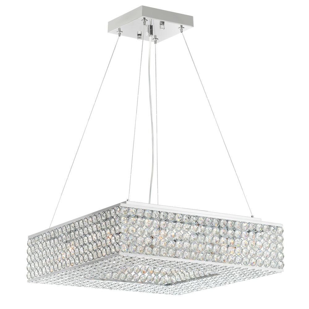 Dannie 8 Light Chandelier With Chrome Finish. Picture 1