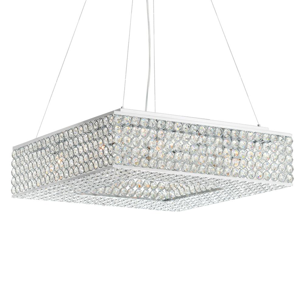 Dannie 8 Light Chandelier With Chrome Finish. Picture 2