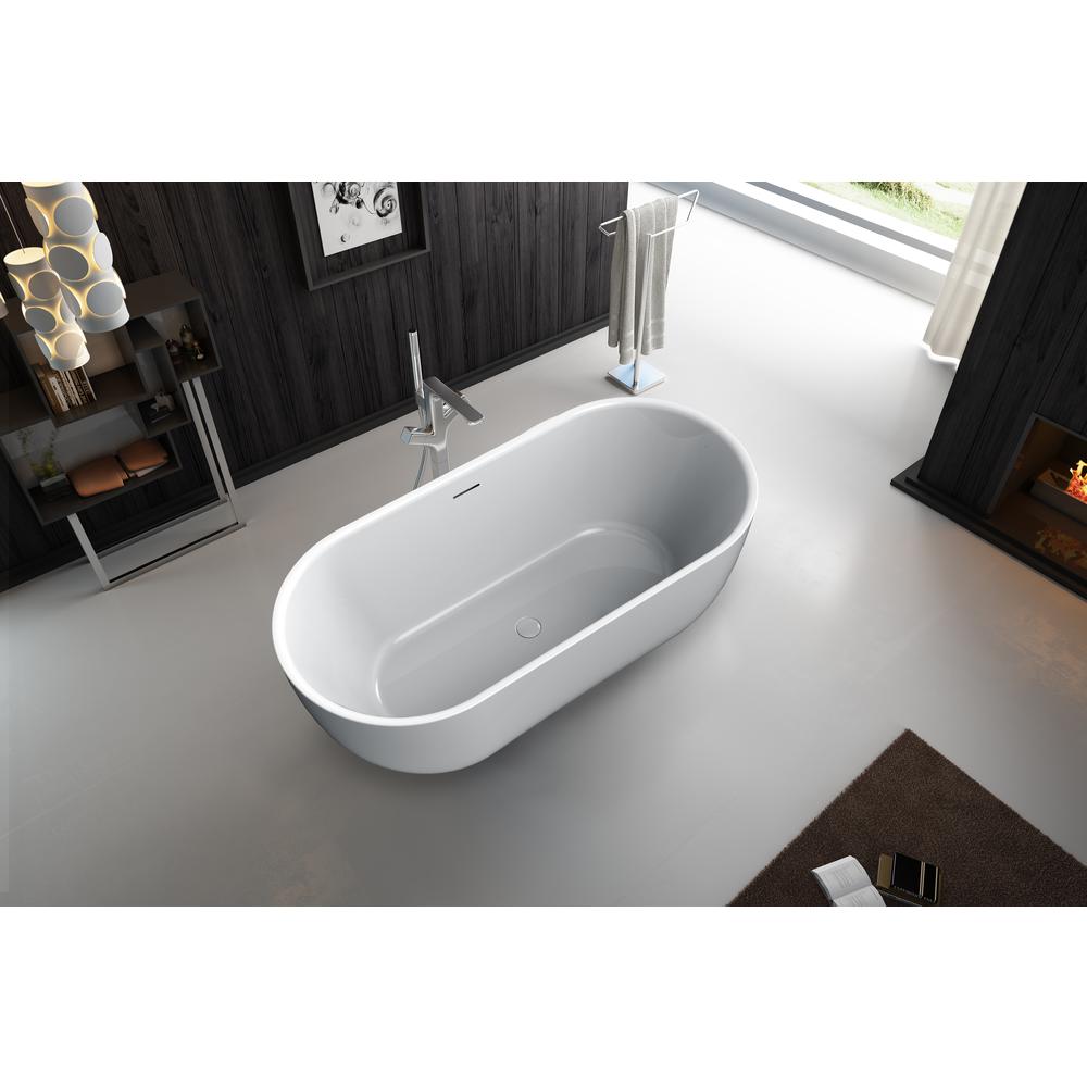 Bevier-NF Freestanding Bathtub. Picture 7
