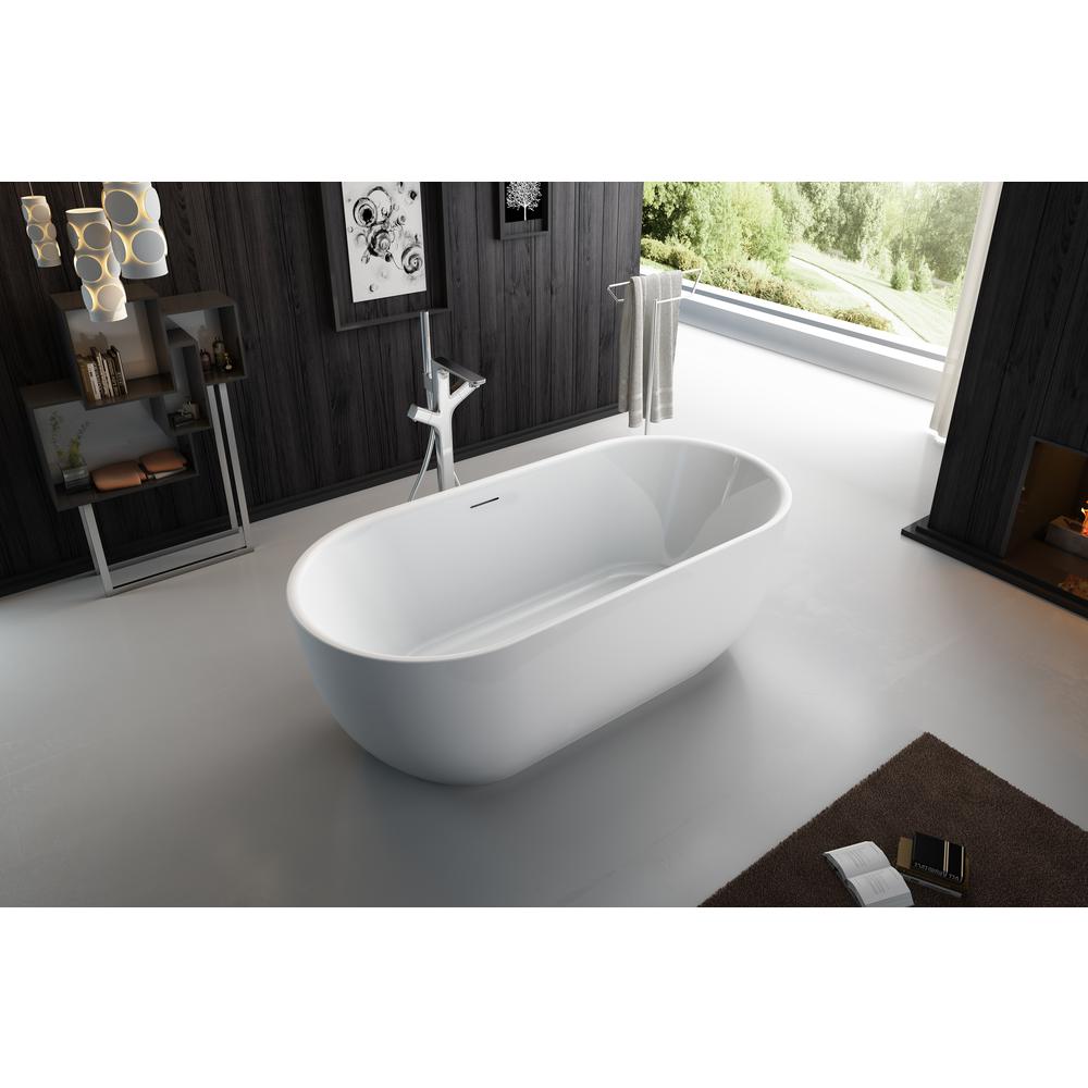 Bevier-NF Freestanding Bathtub. Picture 5