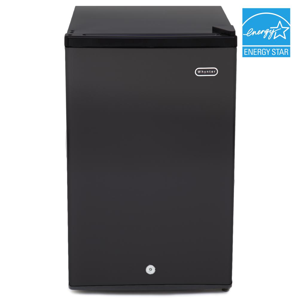 CUF-301BK 3.0 cu. ft. Energy Star Upright Freezer with Lock – Black. Picture 1