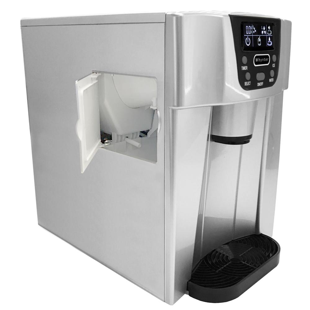 IDC-221SC Countertop Direct Connection Ice Maker and Water Dispenser – Silver. Picture 3