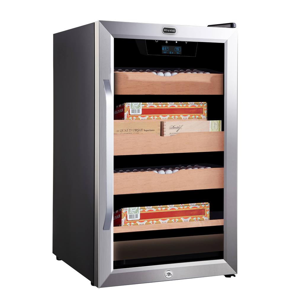 4.2 cu.ft. Cigar Cabinet Cooler and Humidor with Humidity Temperature Control. Picture 2