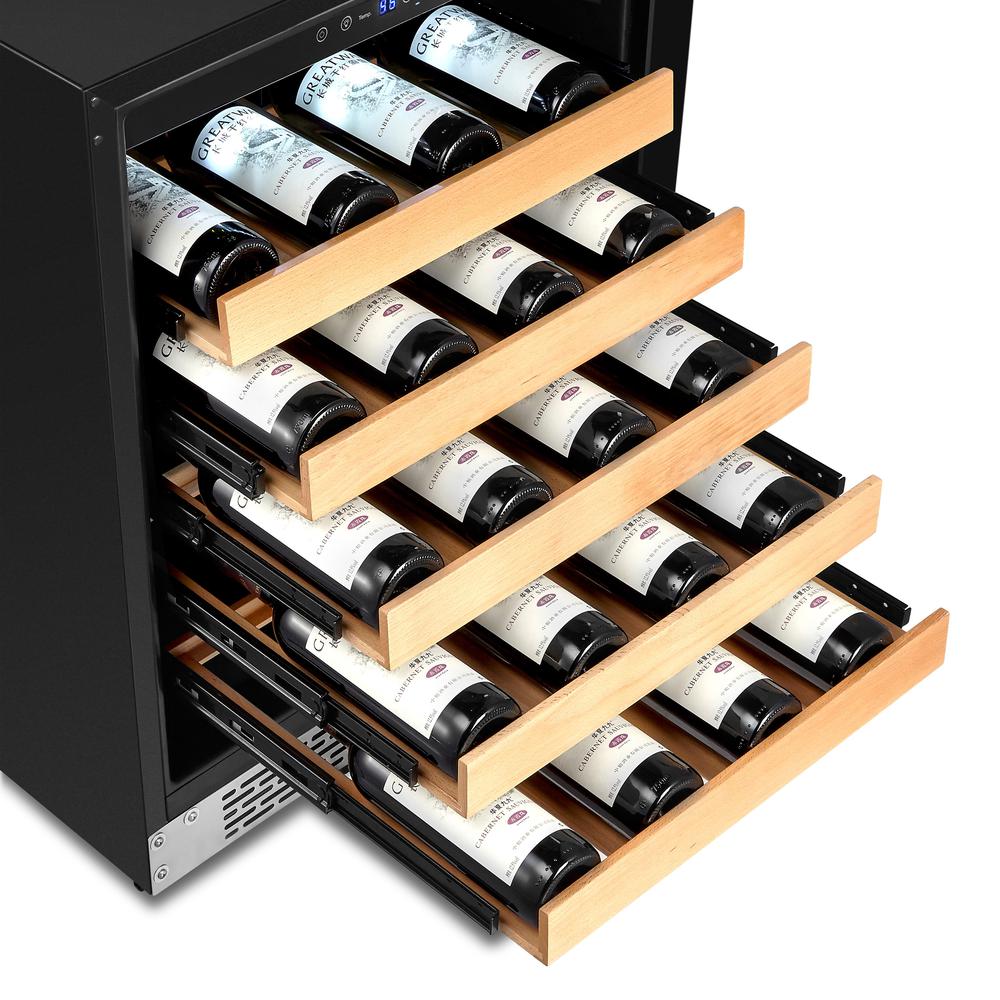 24" Built-In Stainless Steel 54 Bottle Wine Refrigerator Cooler  In STOCK. Picture 3