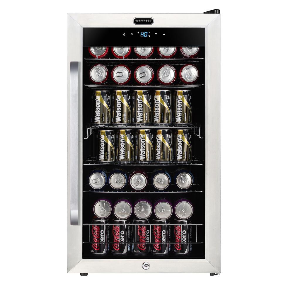 BR-1211DS Freestanding 121 Can Beverage Refrigerator. Picture 4