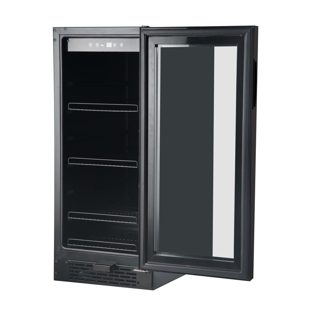 Built-in Black Glass 80-can capacity 3.4 cu ft. Beverage Refrigerator. Picture 5