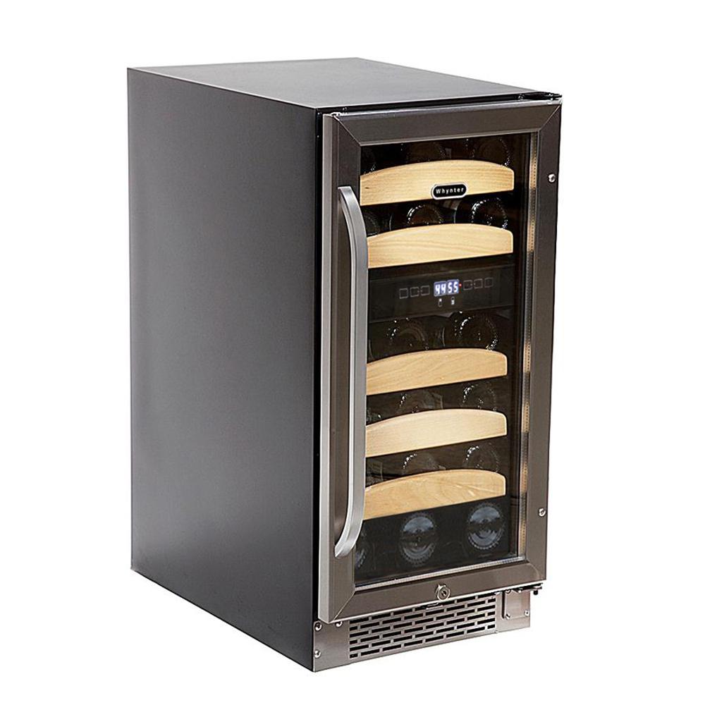 28 bottle Dual Temperature Zone Built-In Wine Refrigerator. Picture 3