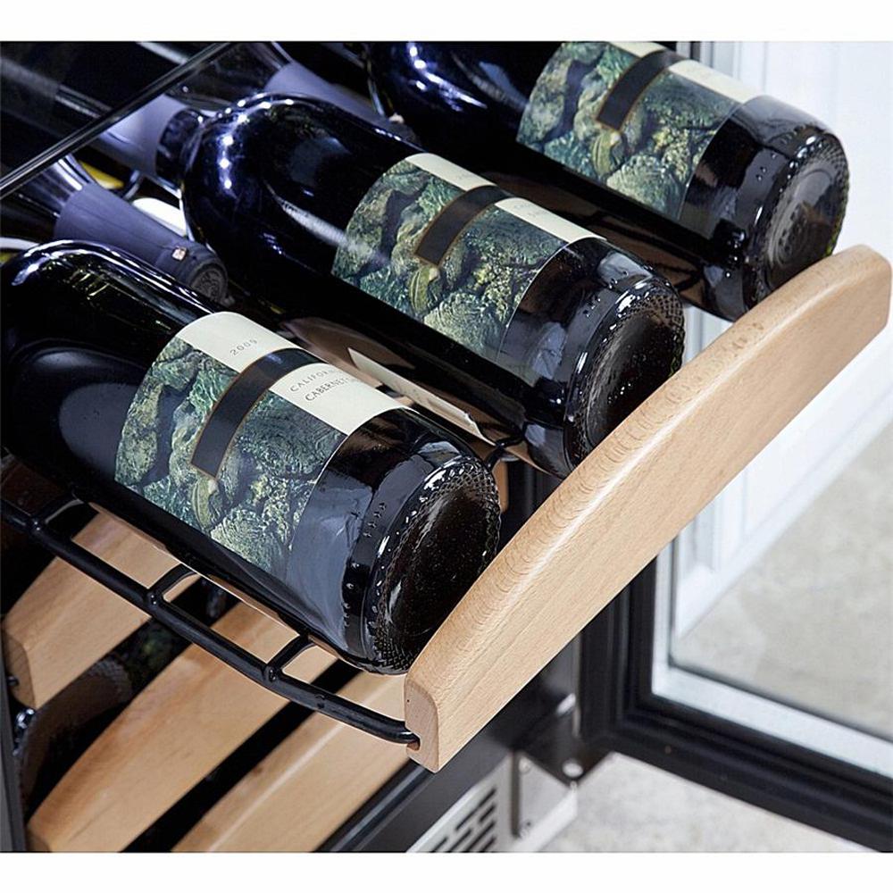 28 bottle Dual Temperature Zone Built-In Wine Refrigerator. Picture 5
