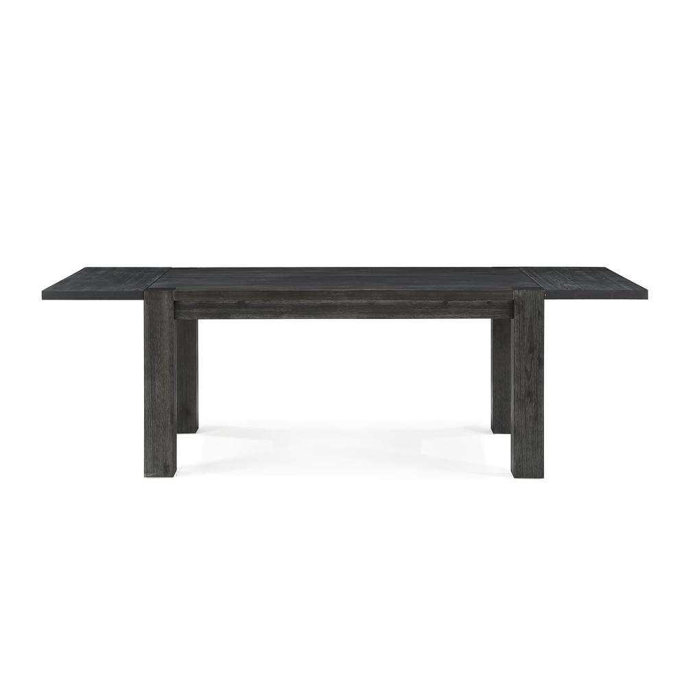 Meadow Solid Wood Rectangle Table in Graphite. Picture 9