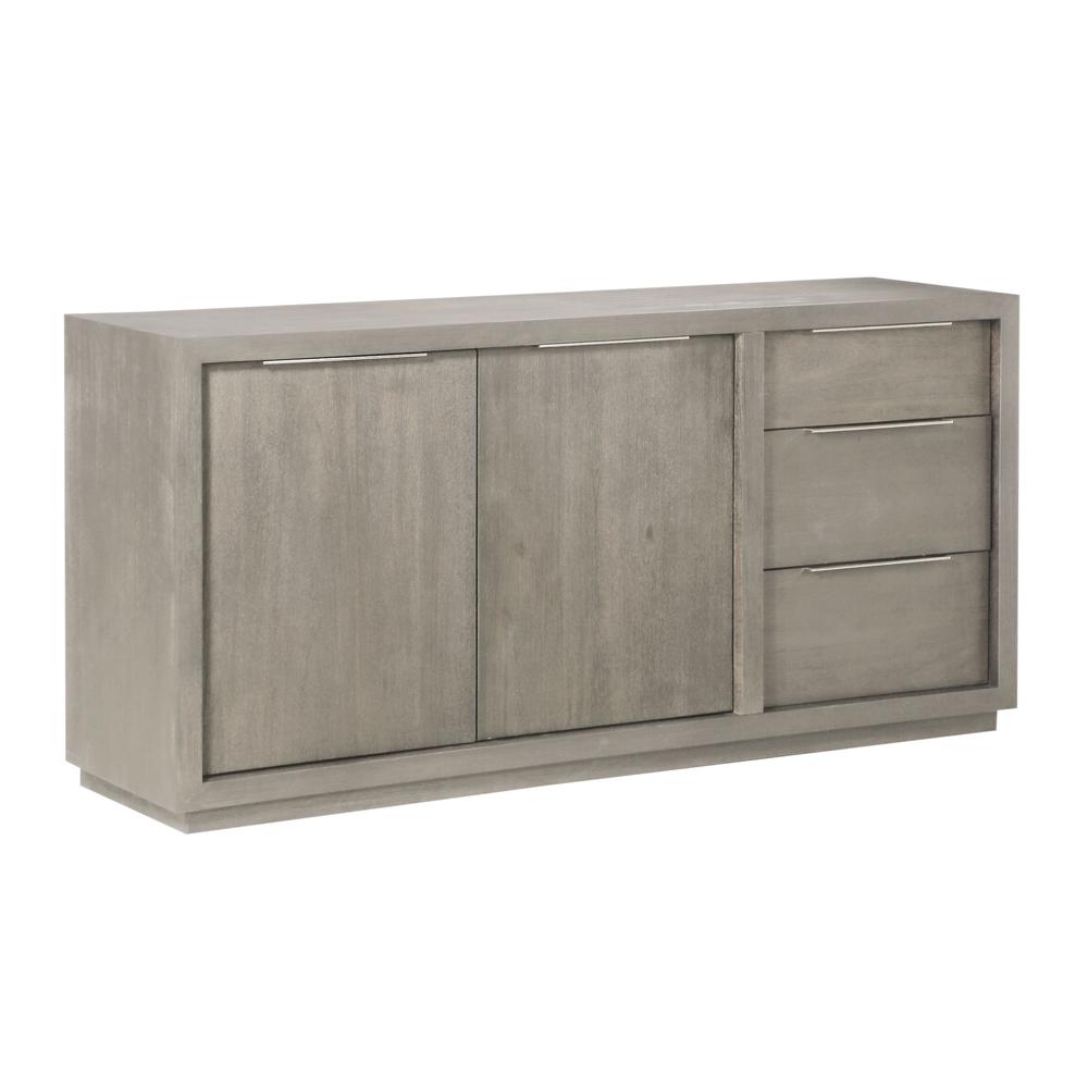 Oxford Three-Drawer Sideboard in Mineral. Picture 4