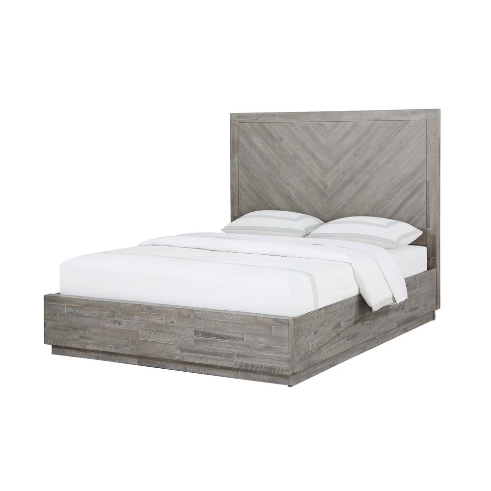 Alexandra Solid Wood Storage Bed in Rustic Latte. Picture 4