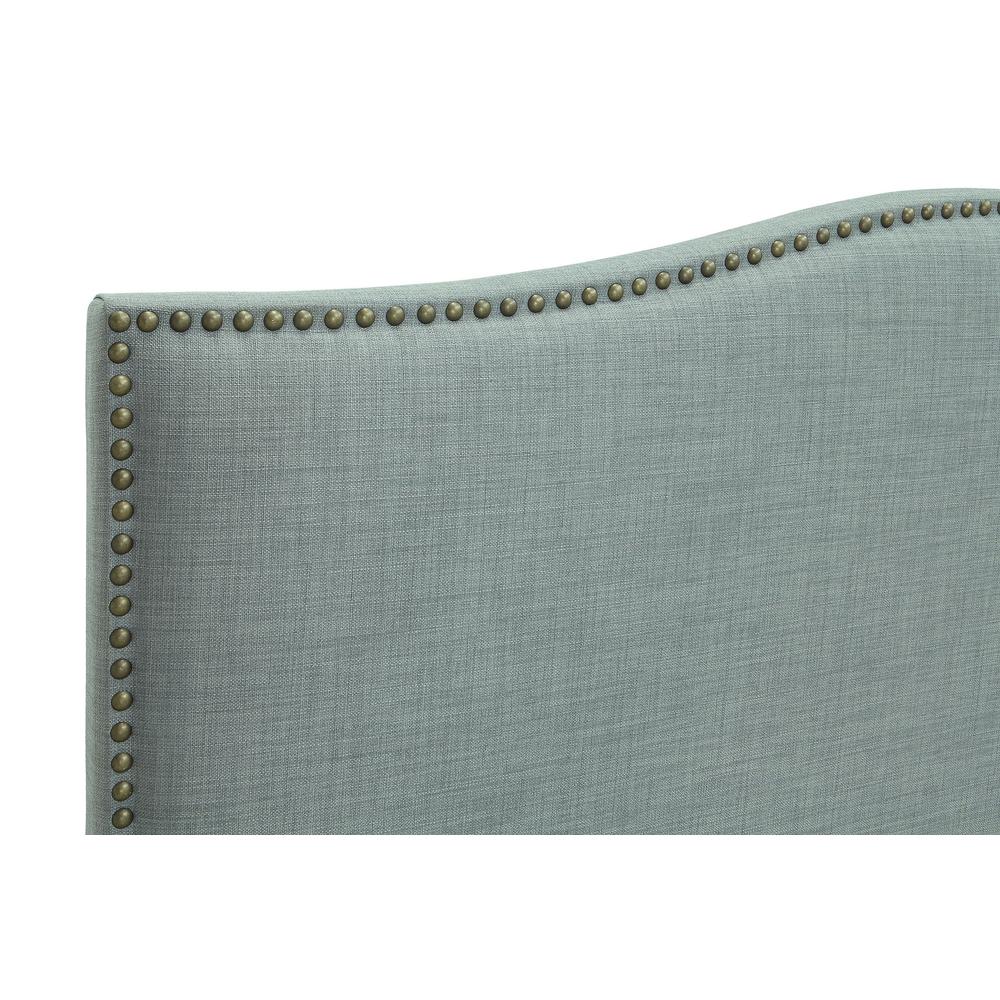 Ariana Upholstered Footboard Storage Bed in Bluebird. Picture 4