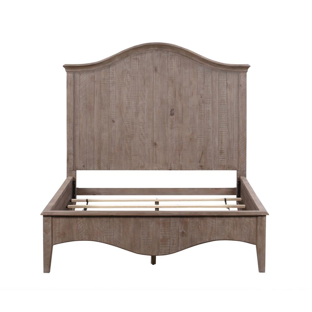 Ella Solid Wood Crown Bed in Camel. Picture 8