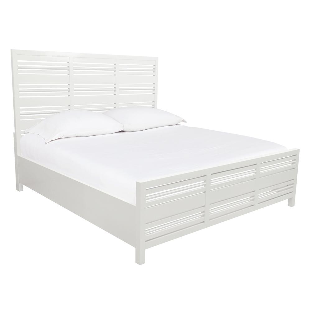Retreat Slatted Platform Bed in Snowfall. Picture 4
