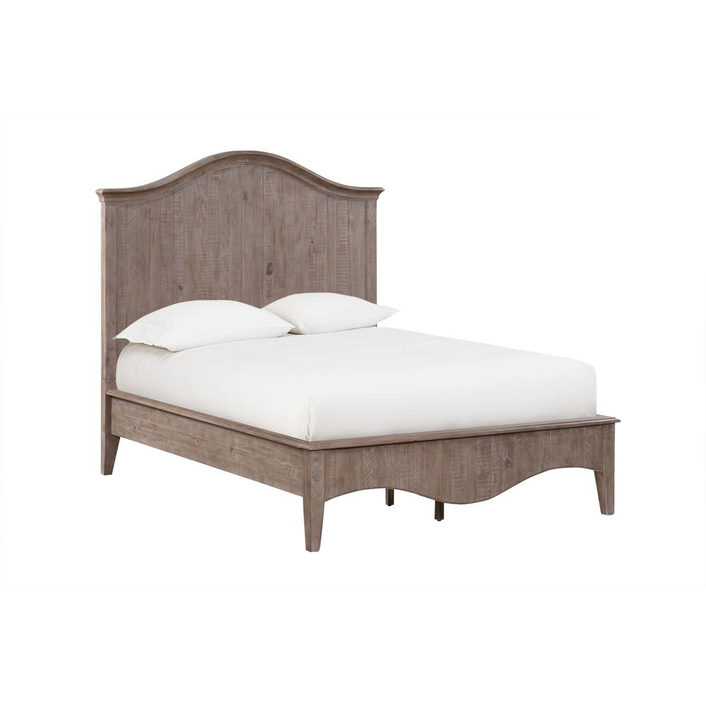 Ella Solid Wood Crown Bed in Camel. Picture 5
