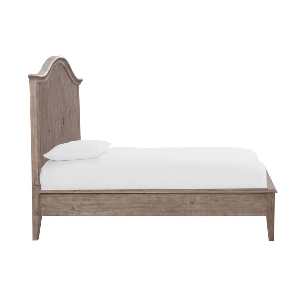 Ella Solid Wood Crown Bed in Camel. Picture 7