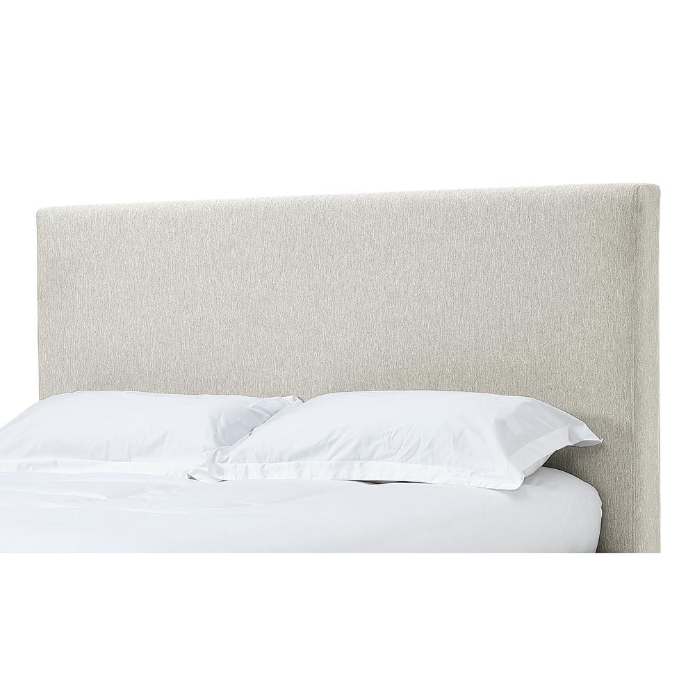 Olivia Upholstered Headboard in Ivory. Picture 4