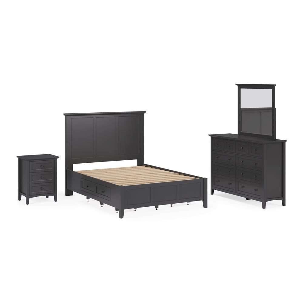 Grace Eight Drawer Dresser in Raven Black (2024). Picture 8