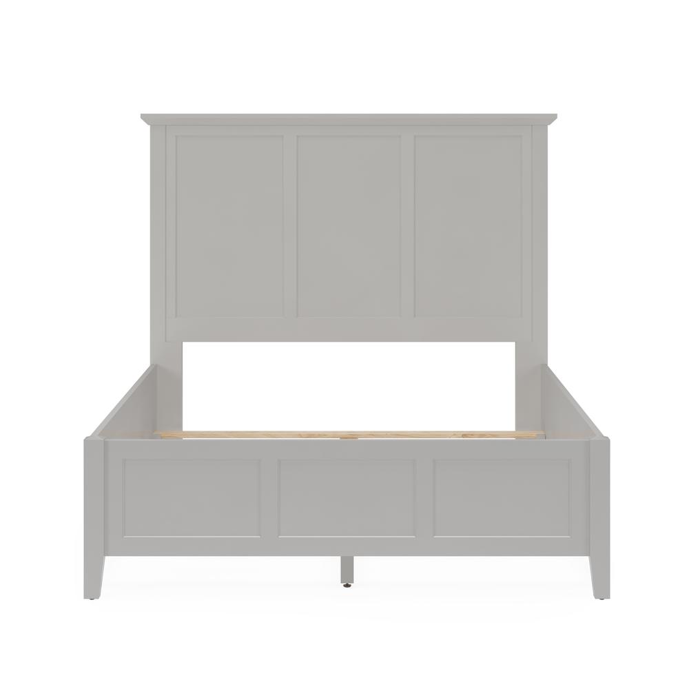 Grace Three Panel Bed in Elephant Grey. Picture 6