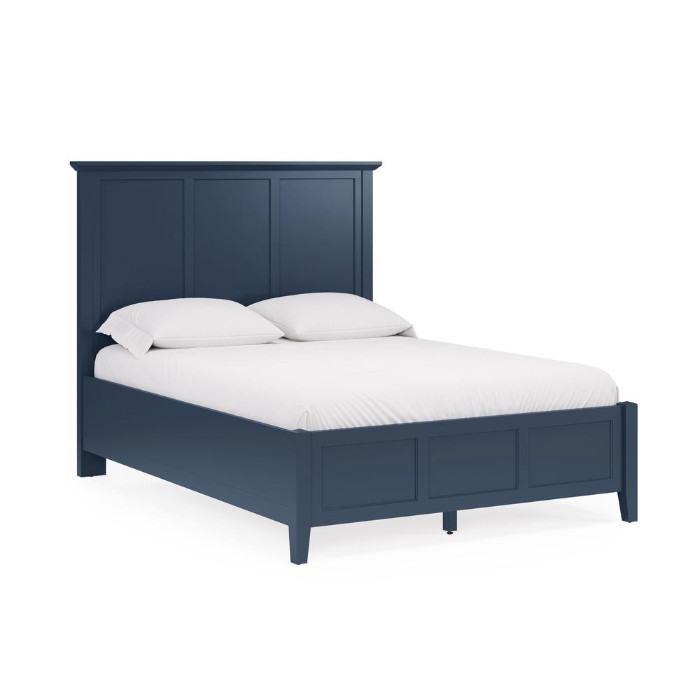 Grace Three Panel Bed in Blueberry. Picture 3
