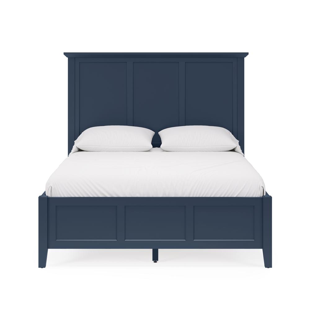 Grace Three Panel Bed in Blueberry. Picture 2