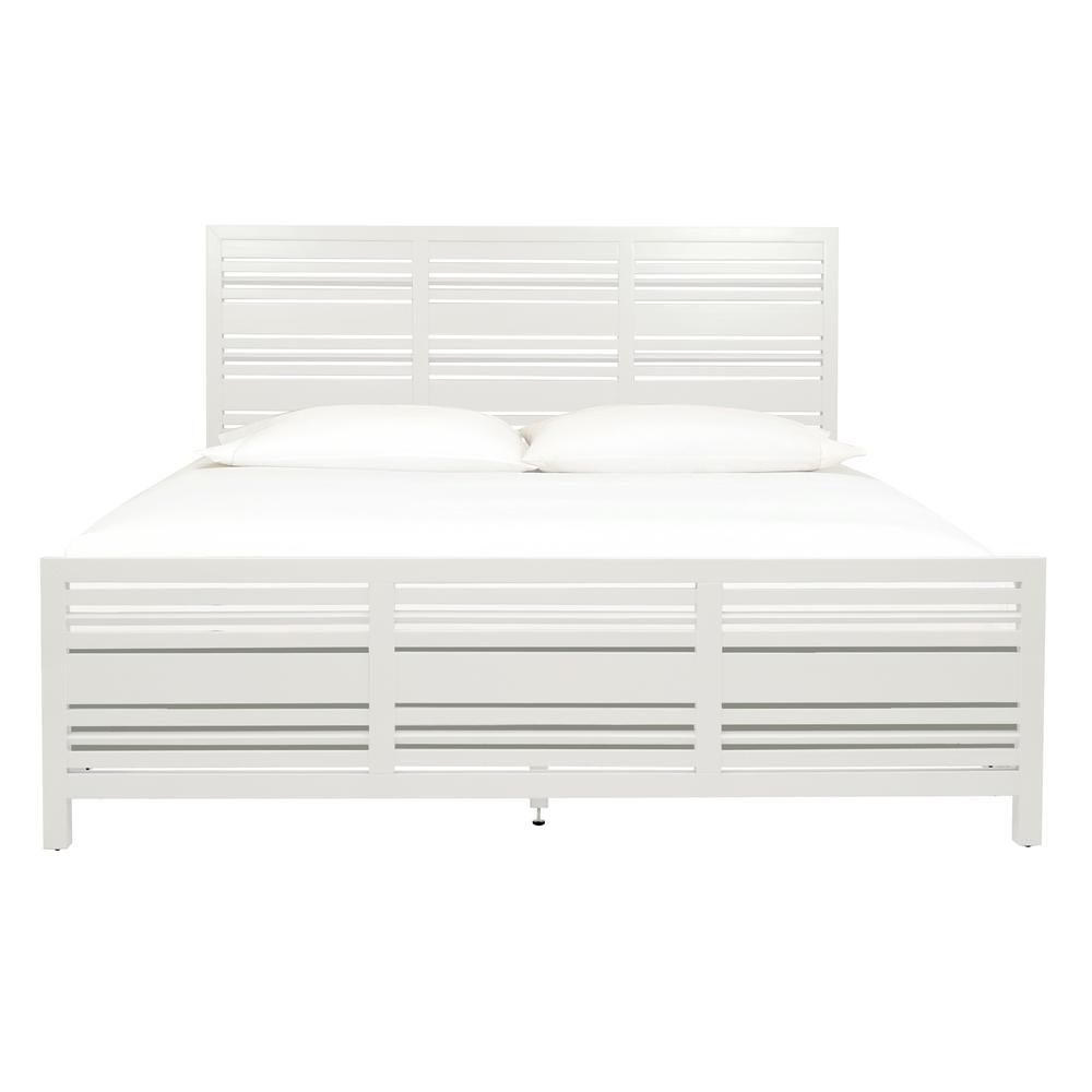 Retreat Slatted Platform Bed in Snowfall. Picture 5