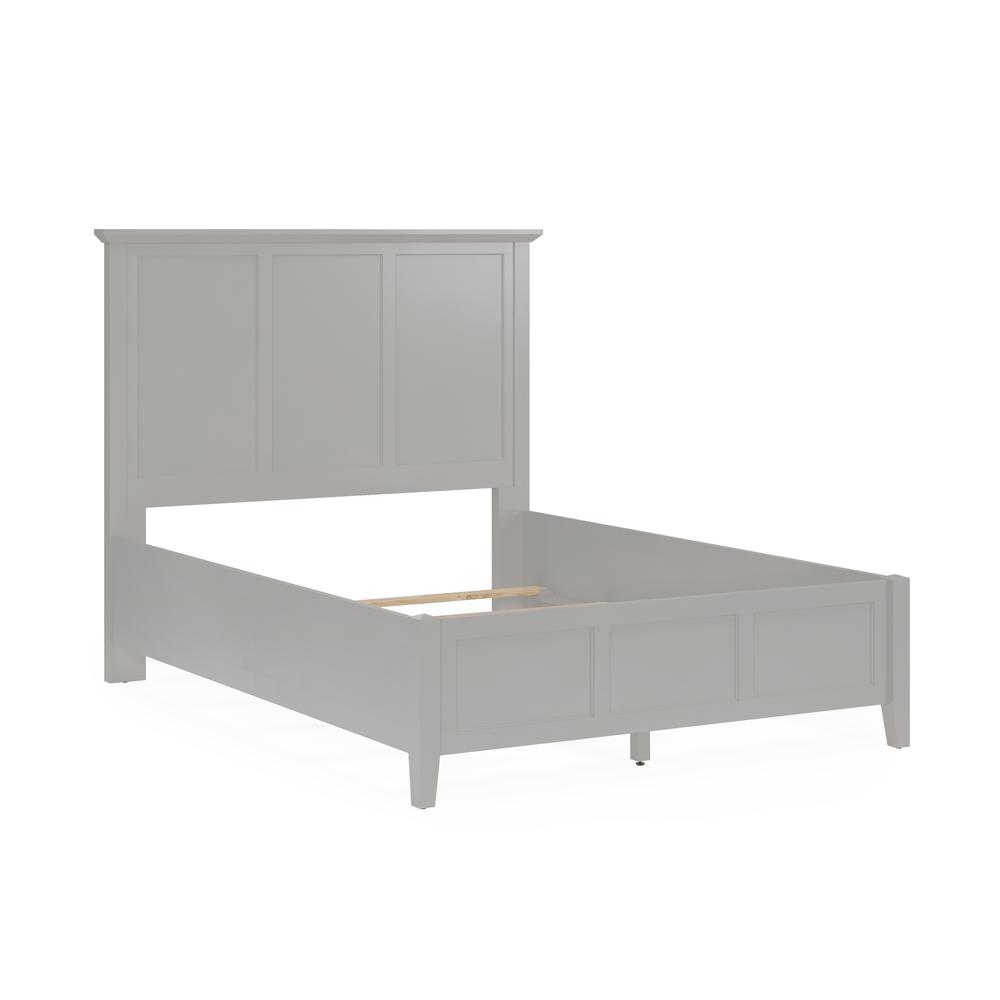 Grace Three Panel Bed in Elephant Grey. Picture 7