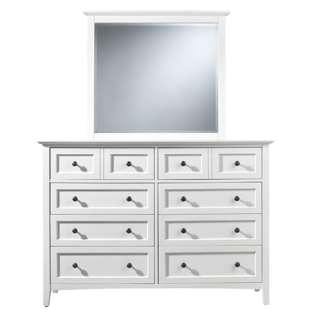Paragon Eight Drawer Dresser in White (2024). Picture 3
