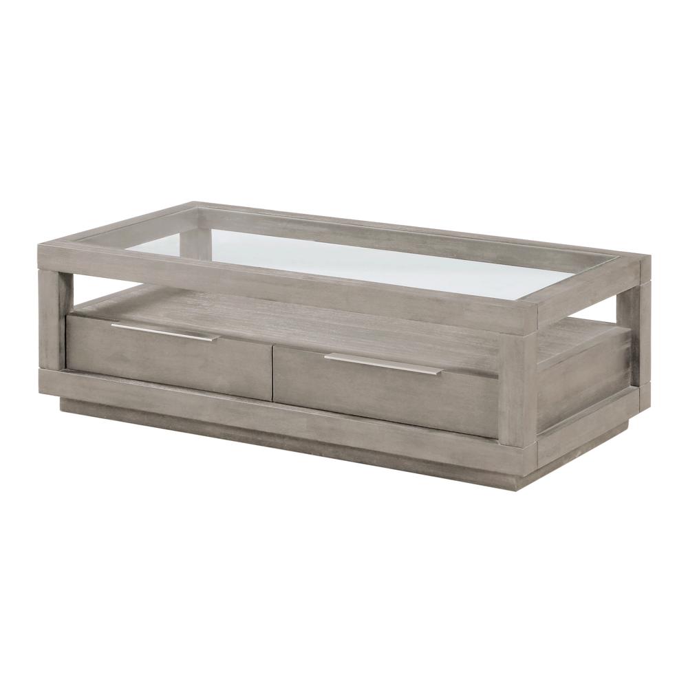 Oxford Two-Drawer Coffee Table in Mineral. Picture 5