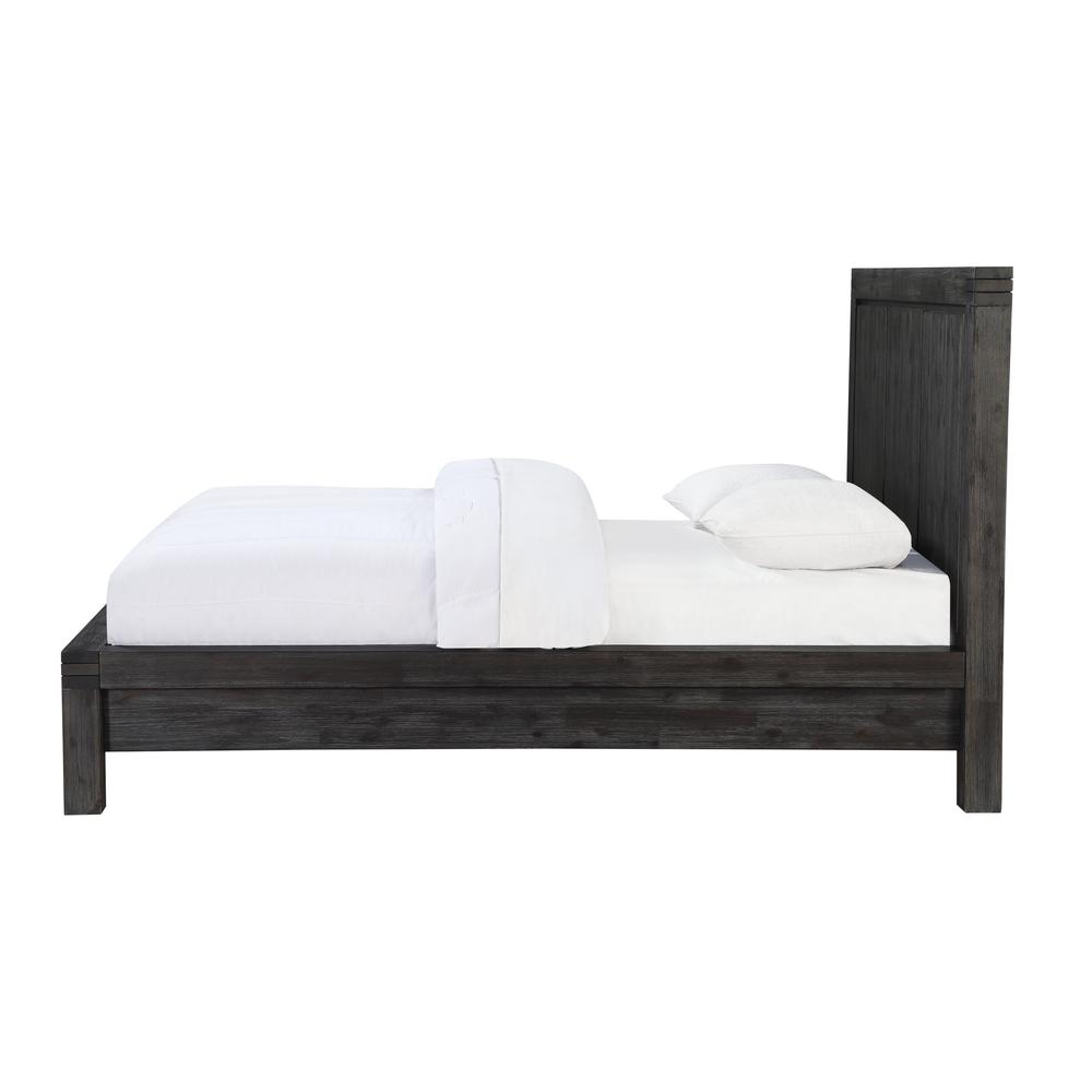Meadow Solid Wood Platform Bed in Graphite. Picture 6