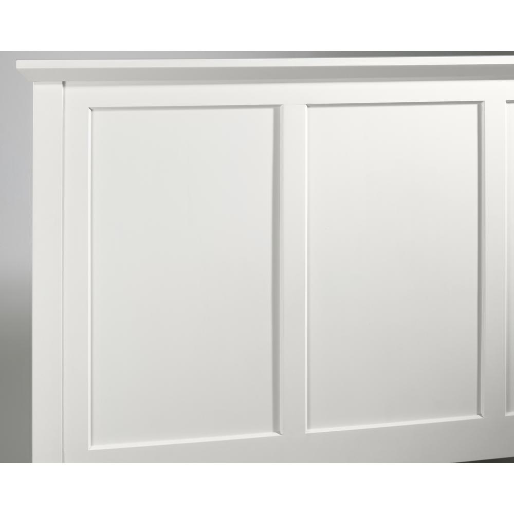 Paragon Four Drawer Wood Storage Bed in White. Picture 3