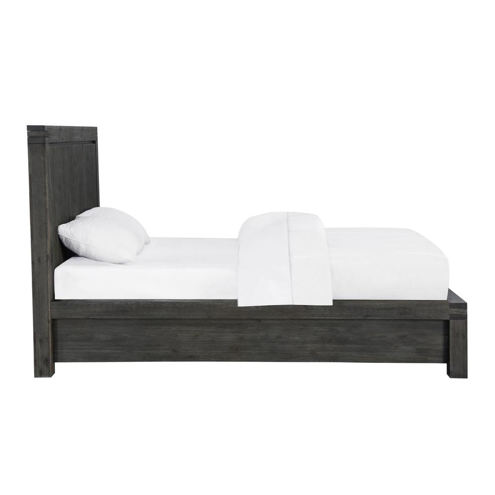 Meadow Solid Wood Footboard Storage Bed in Graphite. Picture 5