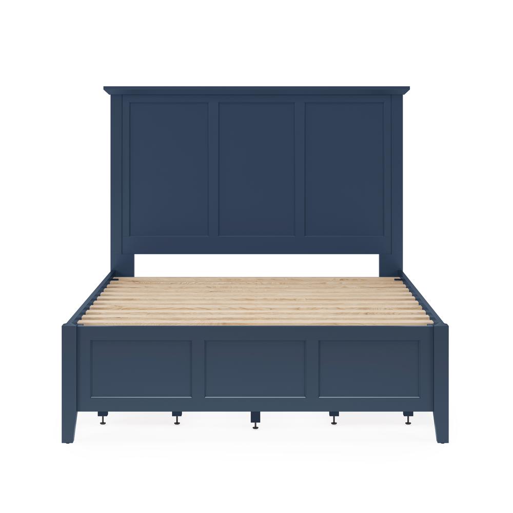 Grace Four Drawer Platform Storage Bed in Blueberry. Picture 6
