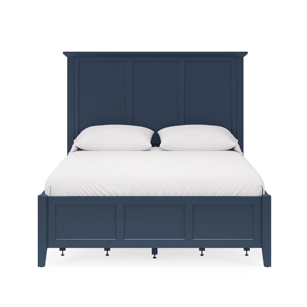 Grace Four Drawer Platform Storage Bed in Blueberry. Picture 2