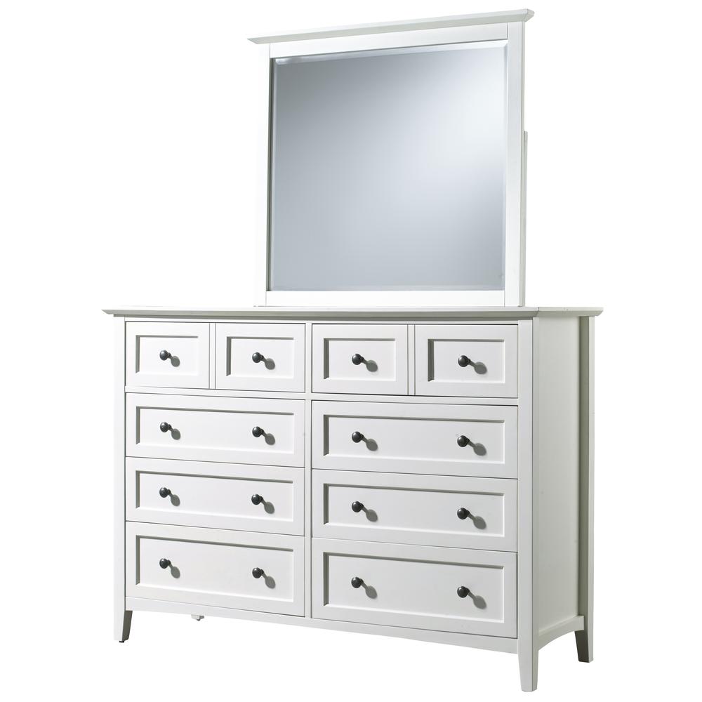 Paragon Eight Drawer Dresser in White (2024). Picture 4