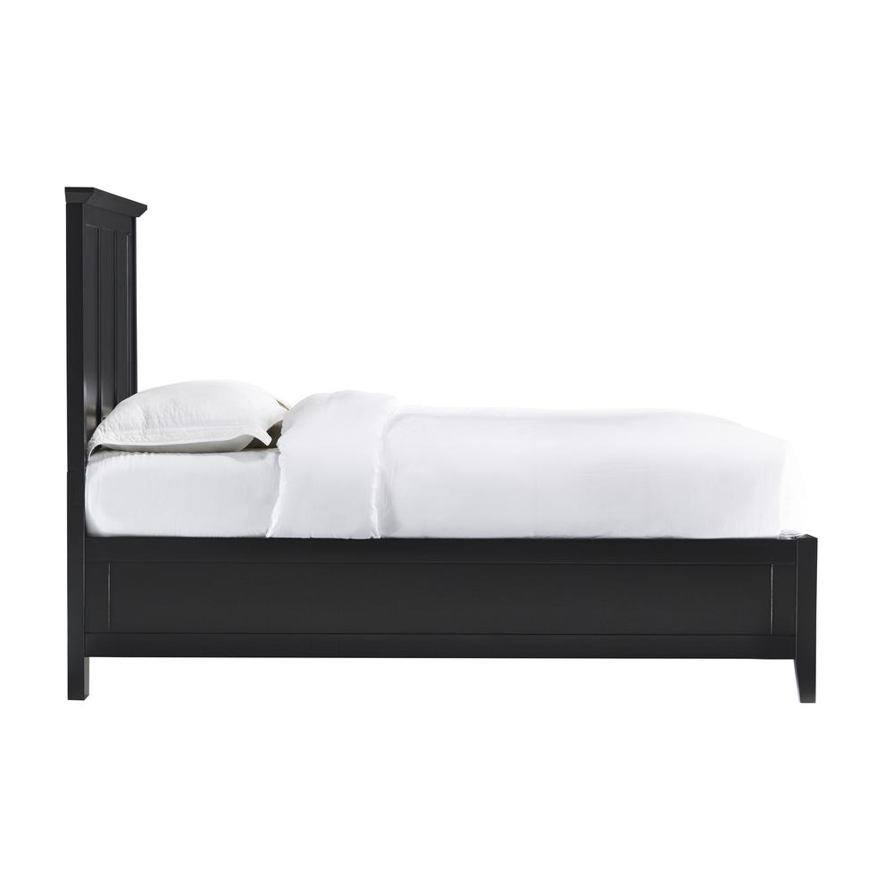 Paragon Wood Panel Bed in Black. Picture 6