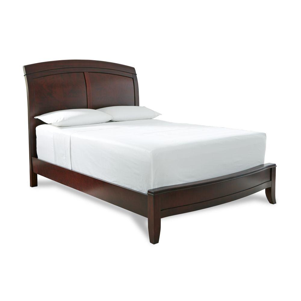 Brighton Wood Sleigh Bed in Cinnamon. Picture 5