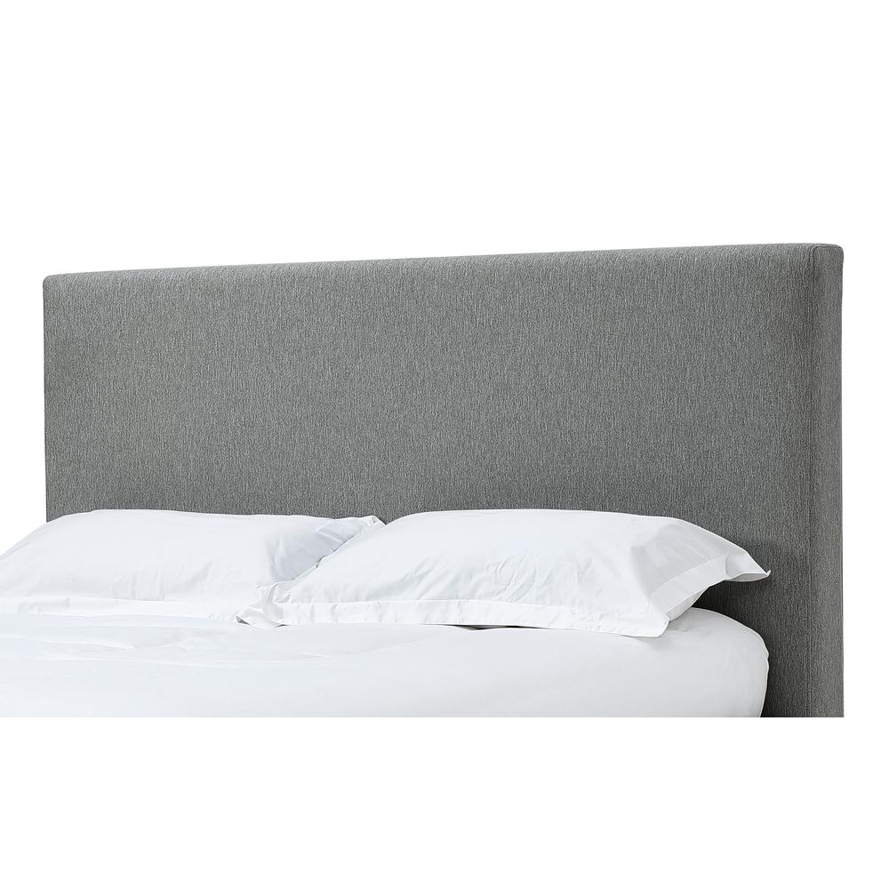Olivia Upholstered Headboard in Pewter. Picture 4