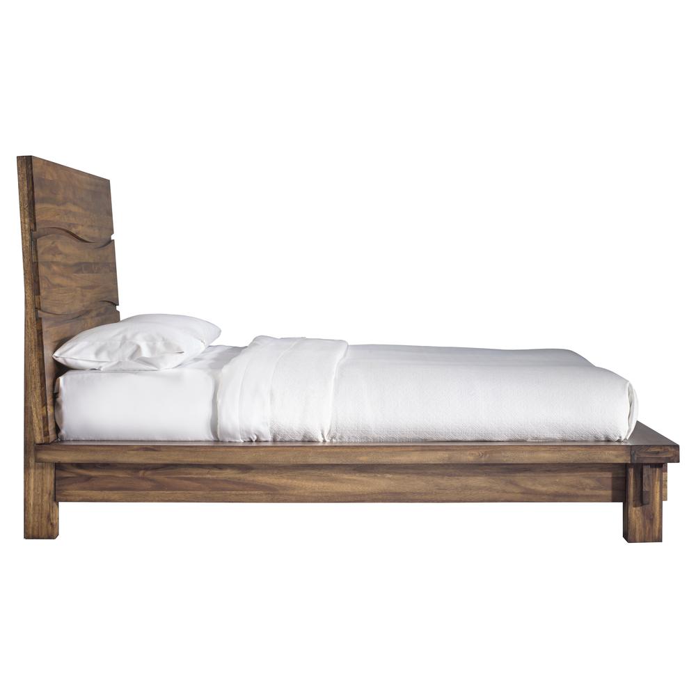 Ocean Solid Wood Platform Bed in Natural Sengon. Picture 8